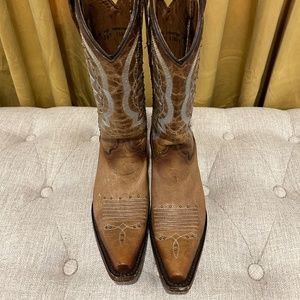 Real Leather Cowgirl boots